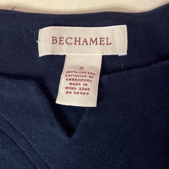 EUC NWOT Bechamel vintage pullover. Black with scarecrows. Size Small - Picture 5 of 8